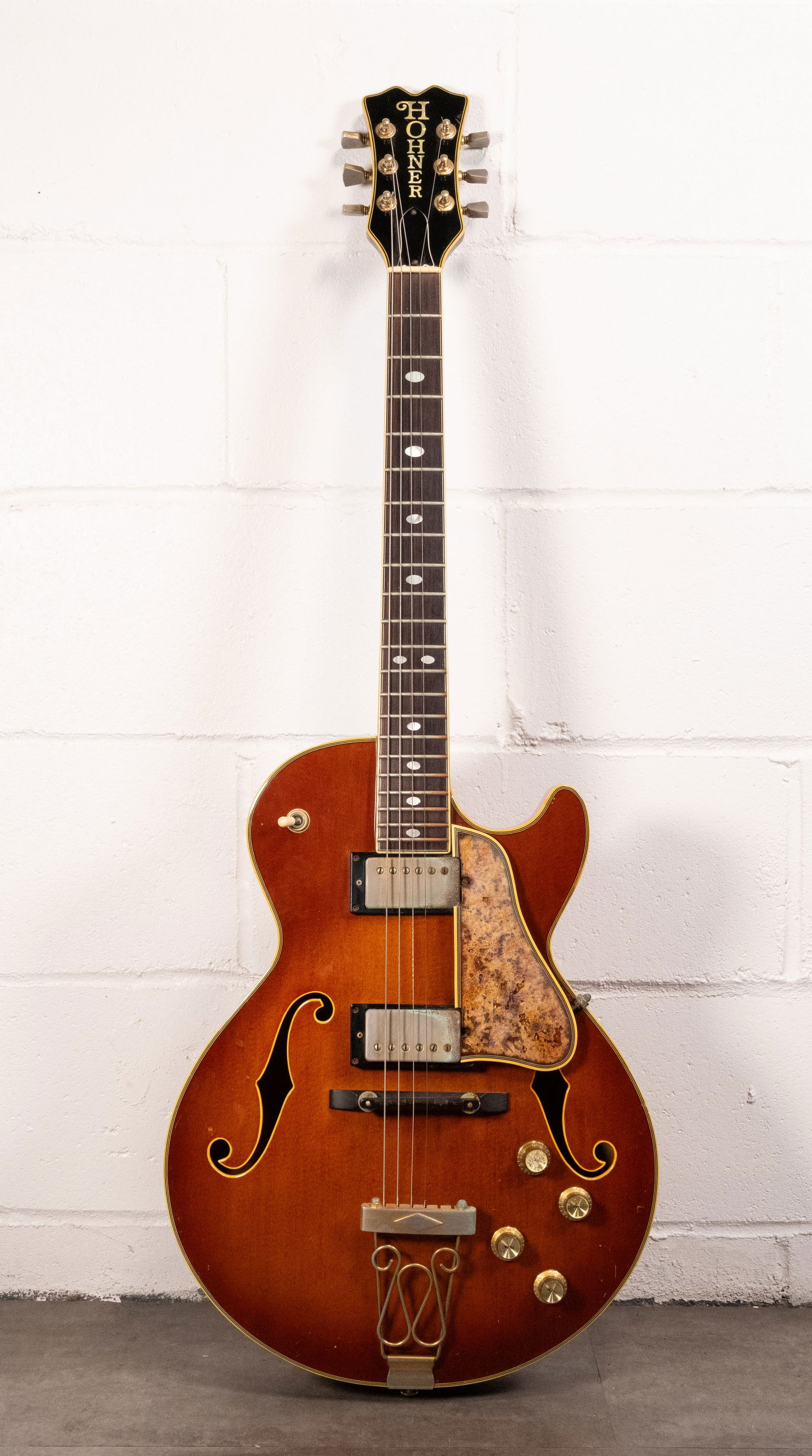 1978/79 Hohner HG-815 Single Cutaway Hollowbody Guitar Cherry Sunburst (1 of 16)