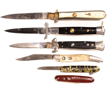Vintage Switchblade Pocket Knife Collection Risutto Rostfrei etc