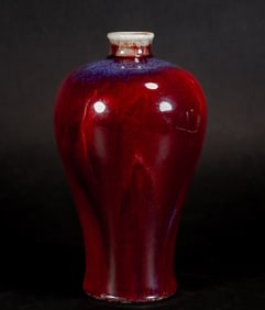 Chinese Ox Blood Sang De Boeuf Porcelain Vase