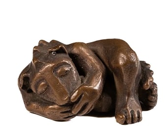 Han Dynasty 206BC -220AD Chinese Bronze Scholar's Sculpture Paperweight