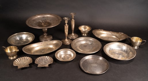 Sterling Silver Tableware Collection Over 3400 Grams