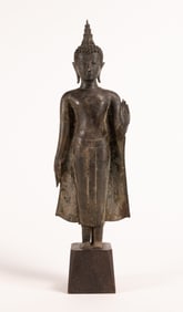 7th Century India Bronze-Copper Dipankara Buudha