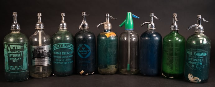 NY Based Company Seltzer Bottle Collection
