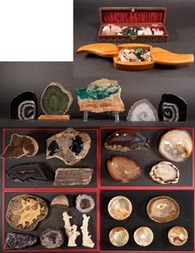 Geode & Crystal Mineral Specimen Large Collection Group Lot Over 117 Pcs