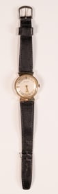 1950s Bulova 14k Gold Mens Wristwatch Cal 11AF Running Condition