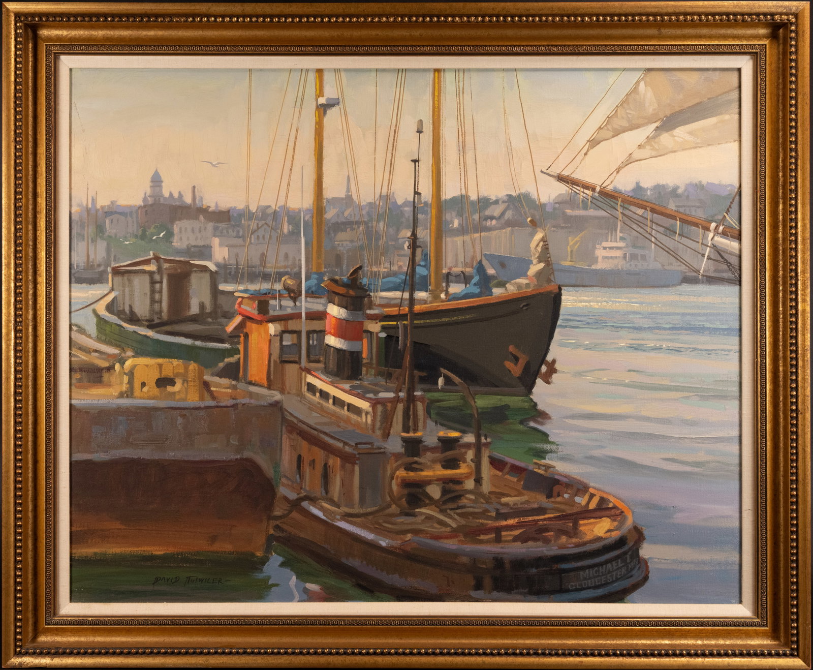 David Tutwiler (American, B. 1952) "Evening Light" Oil on Canvas (1 of 6)