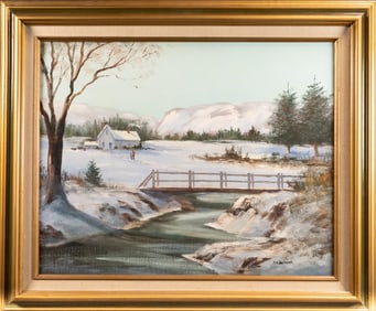 Robert C Benham ( American 1908-2002) Oil On Canvas