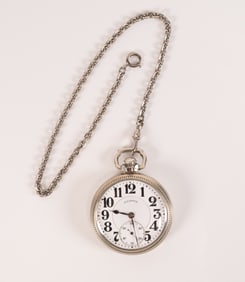 1916 Illinois Bunn Special Pocket Watch In Running Condition Ref No 3030654