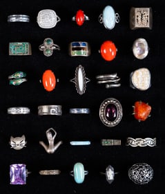 Vintage Sterling Silver Ring Collection