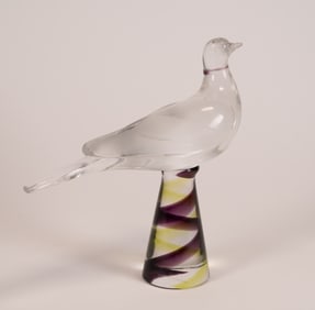 Rene Lalique (France 1860-1945) Tourterelles Dove Birds Figurine