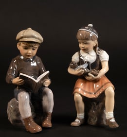 Lot of Dahl Jensen Royal Copenhagen Porcelain Figurines Children