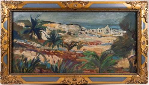 Irma Stern (South African 1894-1966) Gouache Watercolor On Paper On Board Signed