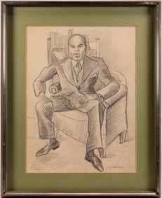 Miguel Covarrubias (American/Mexican 1904-1957) Pencil Drawing On Paper
