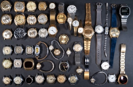 Large Vintage Wristwatch Collection