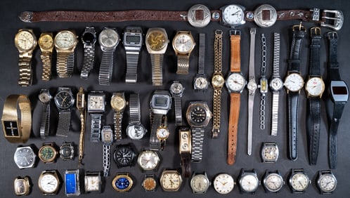 Large Vintage Wristwatch Collection