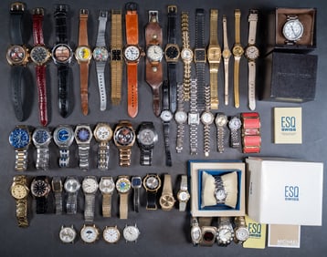 Large Vintage Wristwatch Lot