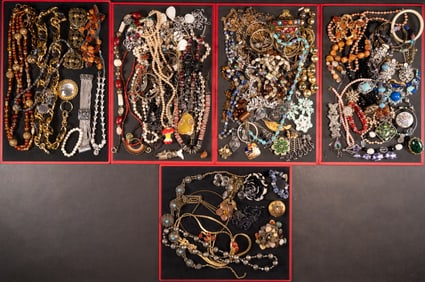 Large Unsearched Costume Jewelry Lot