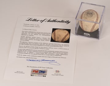 1962 New York Mets Team Signed Baseball PSA Hall of Fame