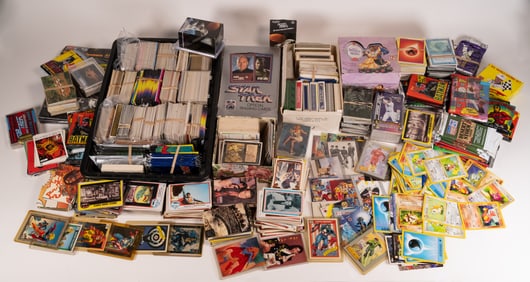 Large Unresearched Non-Sport Card Collection TV Movie Disney Magic Pokemon etc