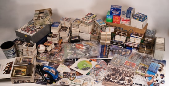 Large Unsearched Sports Card Lot Basketball Hockey Football Boxing etc