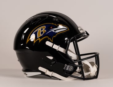 Ray Lewis Baltimore Ravens  Autographed Full-Size Helmet