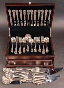 Towle French Provincial Pattern Sterling Silver Flatware Set For 14 Approx 3000 Gram