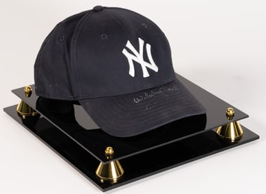 New York Yankees Whitey Ford Autographed Hat Certified