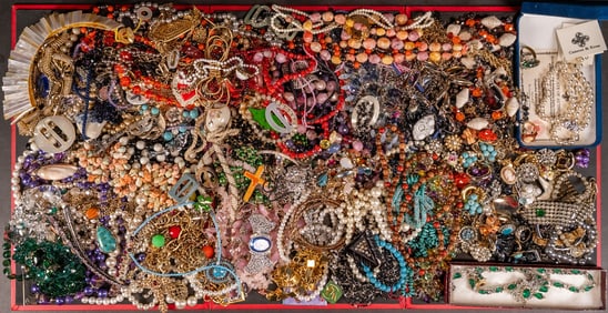 Large Unsearched Costume Jewelry Lot