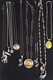 Old Pawn Navajo Native American Southwestern Necklace Collection