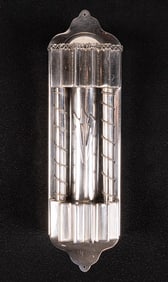 S Nadav Judaica Large Sterling Silver Mezuzah