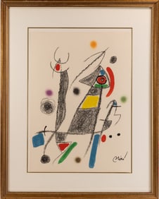 Joan Miro (Spain 1893-1983) "Maravillas" Colored Lithograph
