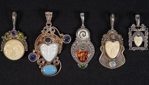 Sajen Sterling Silver Bali Goddess Pendant Collection