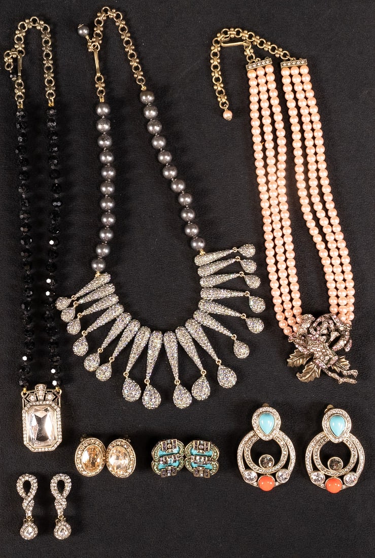 Heidi Daus Necklaces & Earrings Designer Jewelry Collection 7Pcs (1 of 16)