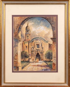 Hari Ambados Gade (India, 1917-2001) Temple Street Scene