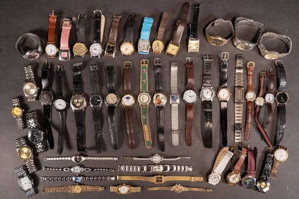 Large Vintage Wrist Watch Collection