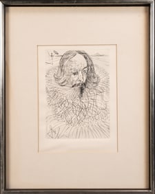 Salvador Dali (Spanish, 1904-1989) Cervantes