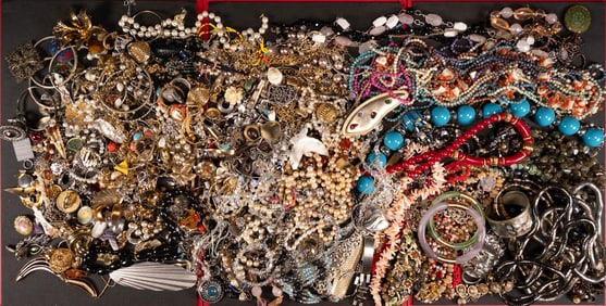 Large Costume Jewelry Unsearched Lot