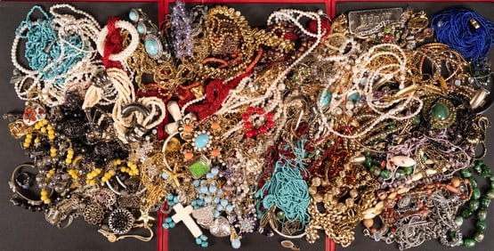 Large Costume Jewelry Unsearched Lot