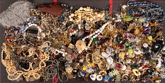 Large Costume Jewelry Unsearched Lot