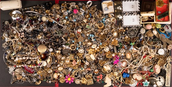 Large Costume Jewelry Unsearched Lot