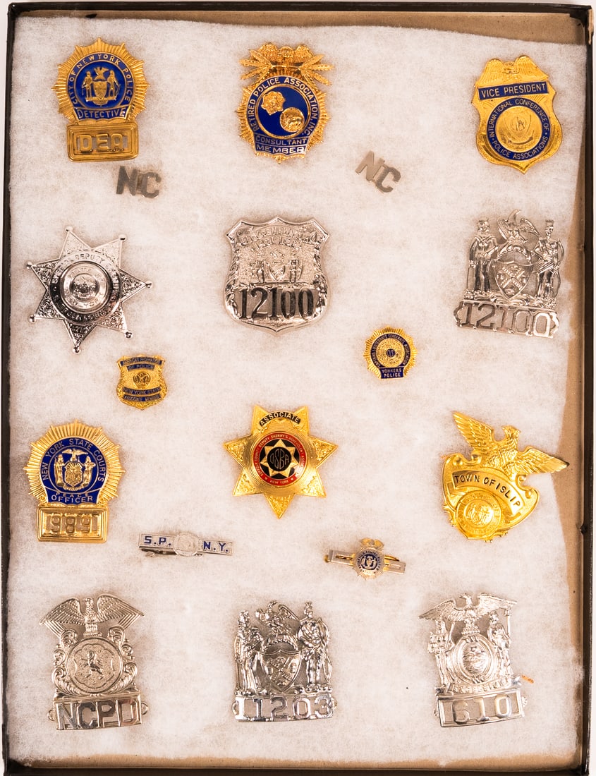 Obsolete New York Police Badge Collection