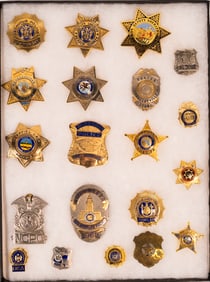 Obsolete US Police Badge Collection