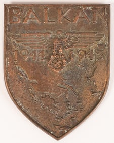 WWII German Heer Balkan Sleeve Shield