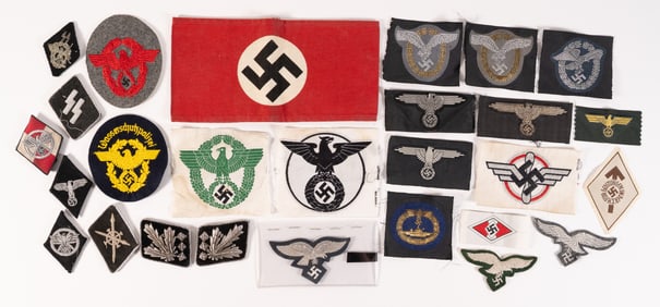WWII German Badge Cloth Insignia Collection