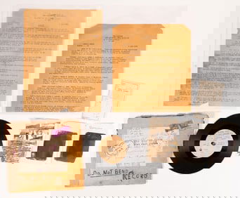 Korean War Promotion Purple Heart Recipient List From Headquarters & Personal Recording Record