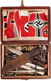 Junk Drawer Collection Group Lot Estate Find WWII Militaria