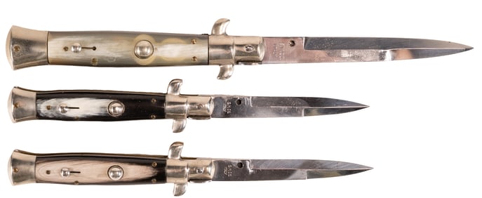1950s SM Co Italy Stiletto Picklock Switchblade Knife Collection