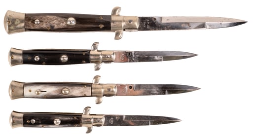 Vintage 1950s SM Co Italy Stiletto Picklock Switchblade Knife Collection