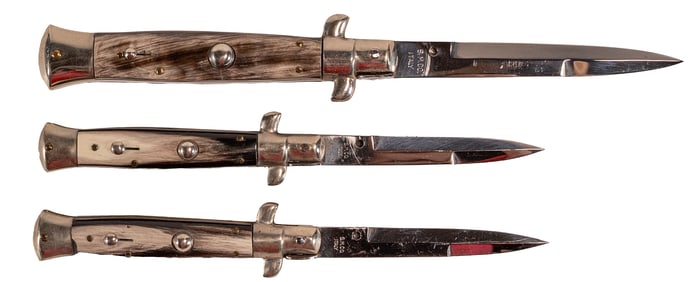 Vintage 1950s SM Co Italy  Stiletto Picklock Switchblade Collection