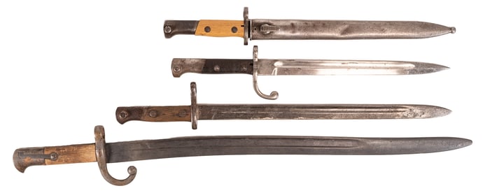 Rifle Bayonet Collection Spanish German Brazilian